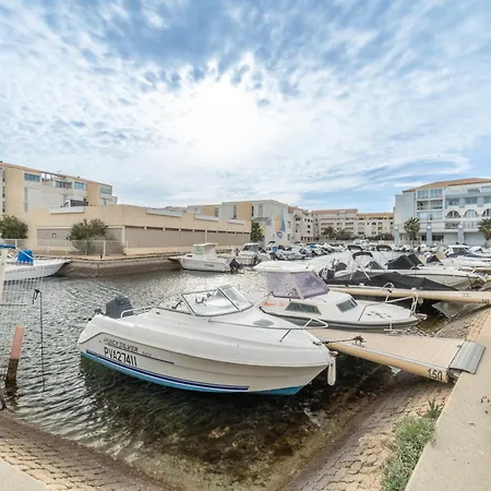 Appt T2 Cabine Clim Parking Privee Vu Mer Sete Exterior photo