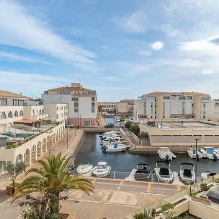 Appt T2 Cabine Clim Parking Privee Vu Mer Sete Exterior photo